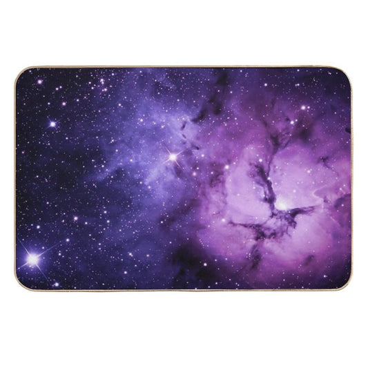 Purple Nebula  Anti-Trip Bath Mat