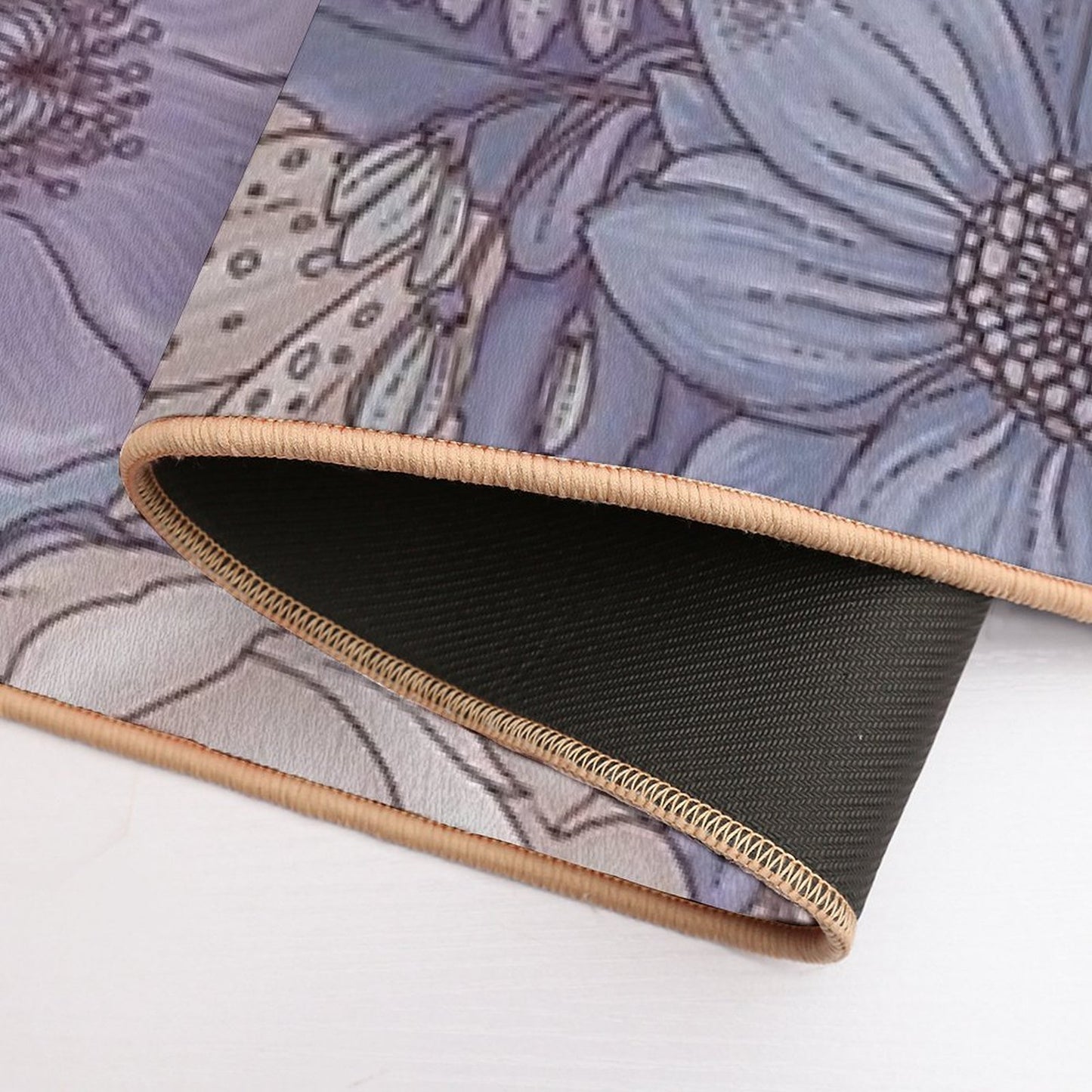 The Wild Side - Lavender Ice  Slip-Resistant Bath Mat