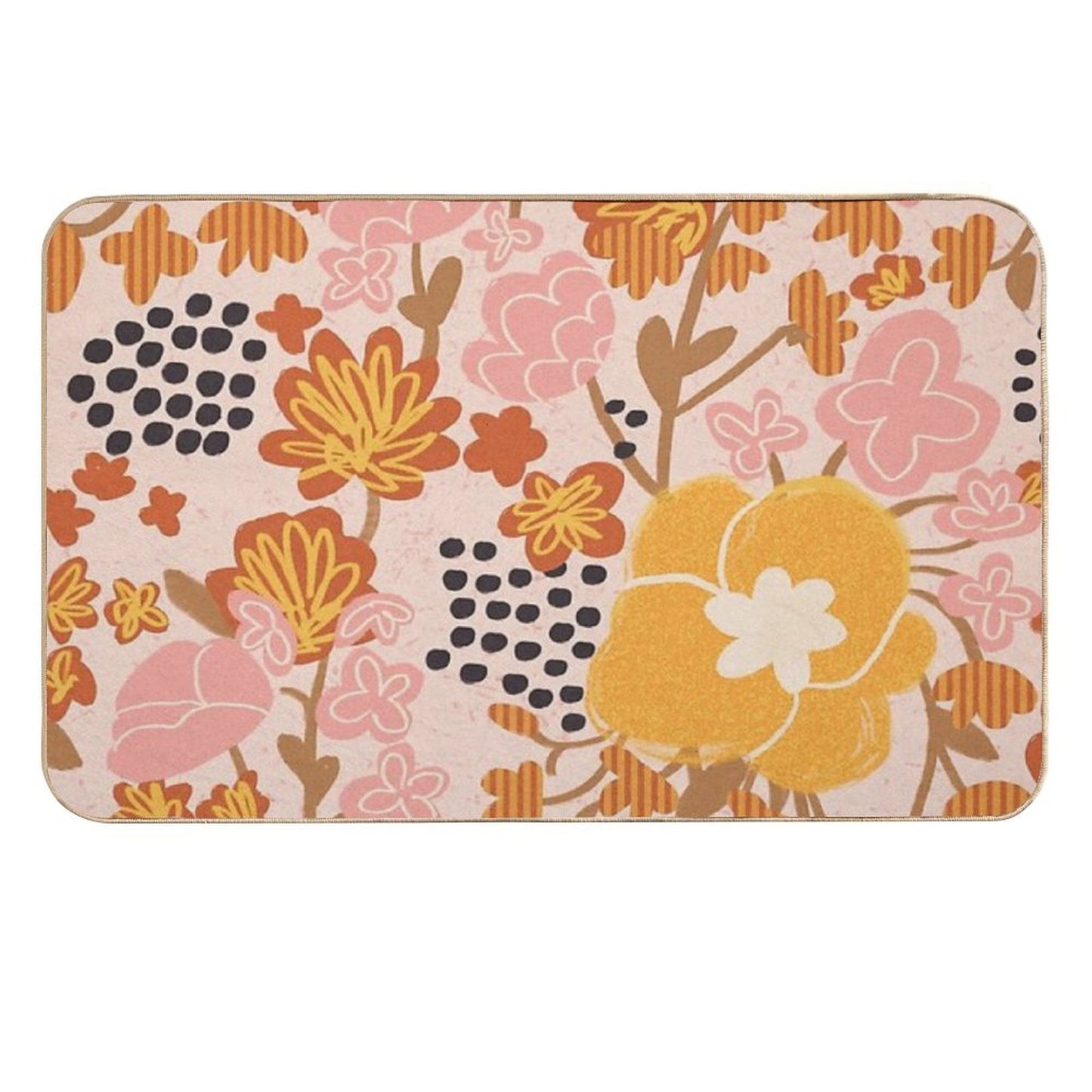 Japanese Garden  Easy To Clean Bath Mat