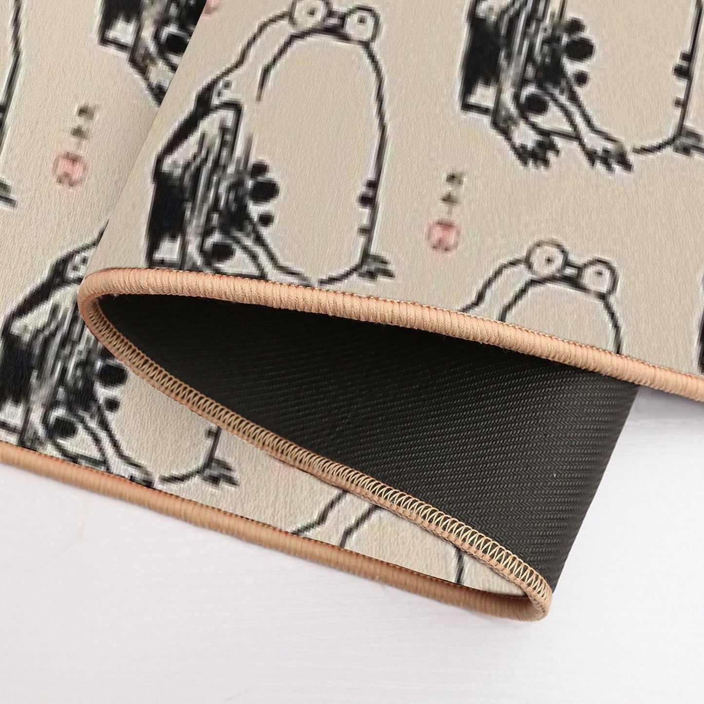 Grumpy Frog Japanese Matsumoto Hoji  Pet-Safe Bath Mat