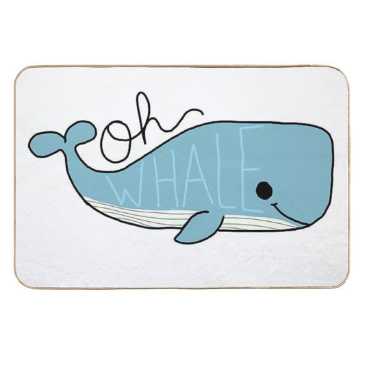 Oh Whale!  Anti-Trip Bath Mat