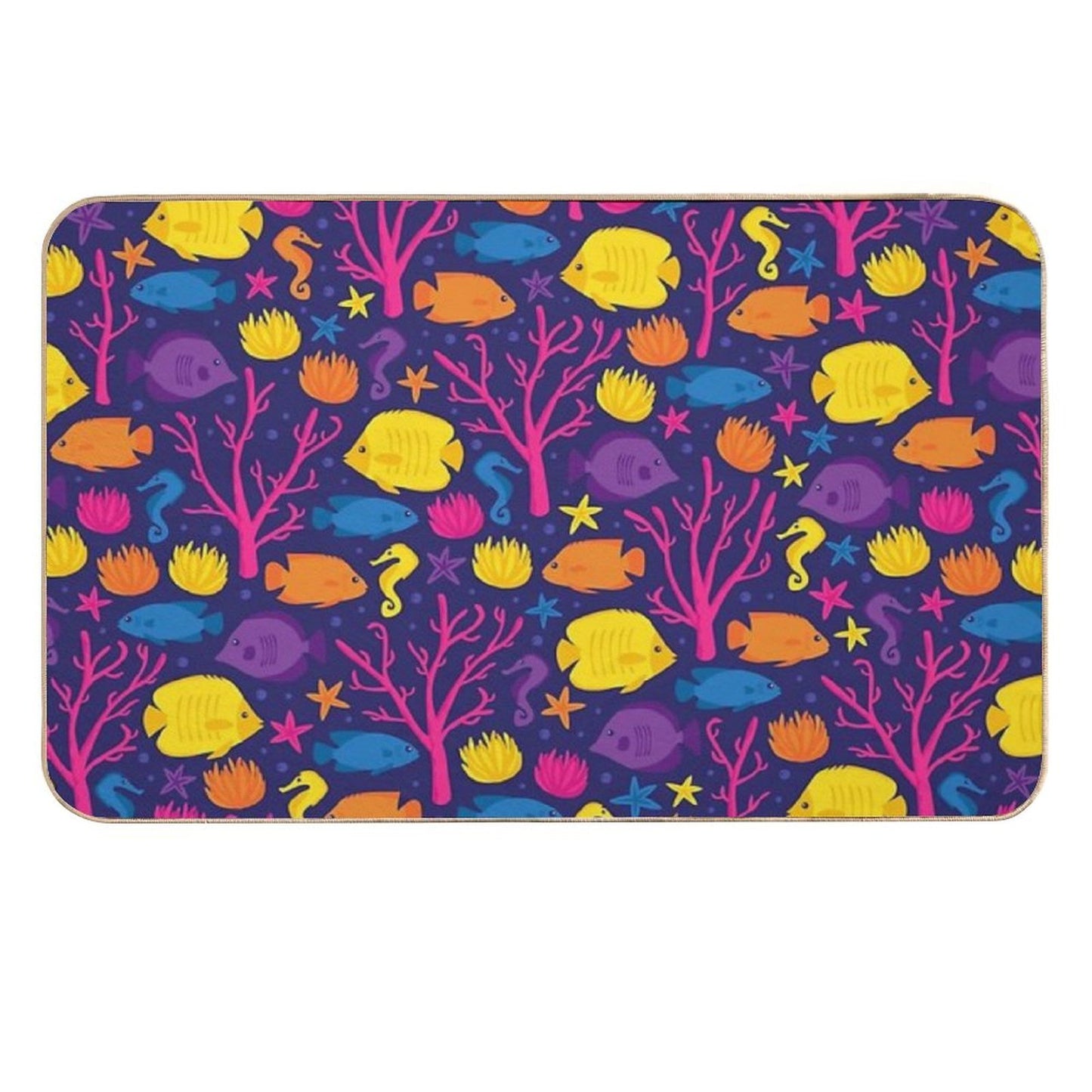 Coral Reef Crew  Rapid-Drying Bath Mat