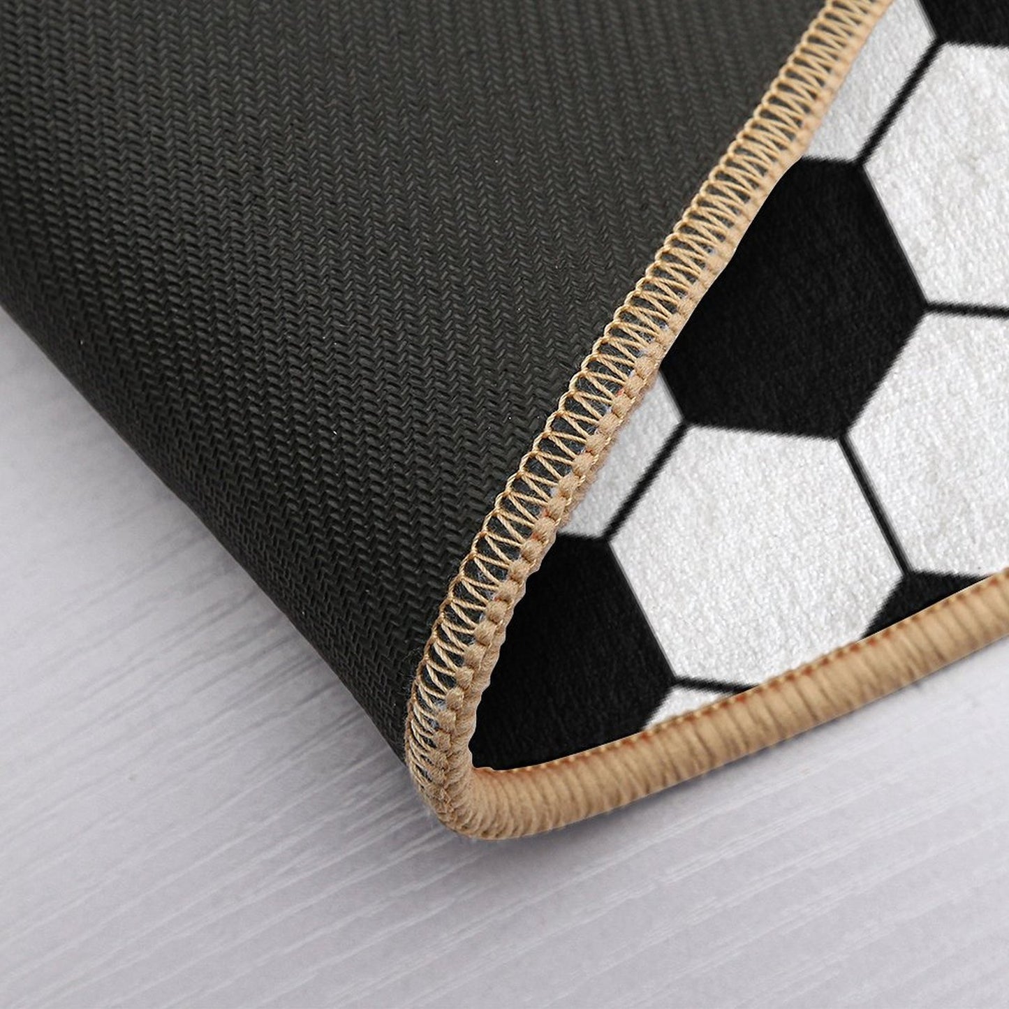 Soccer Ball  Anti-Trip Bath Mat