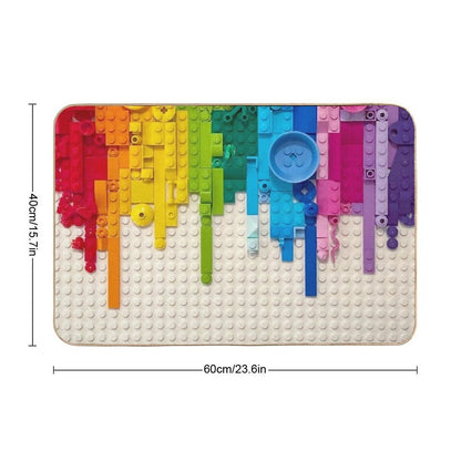 Rainbow Drip  Eco-Friendly Bath Mat
