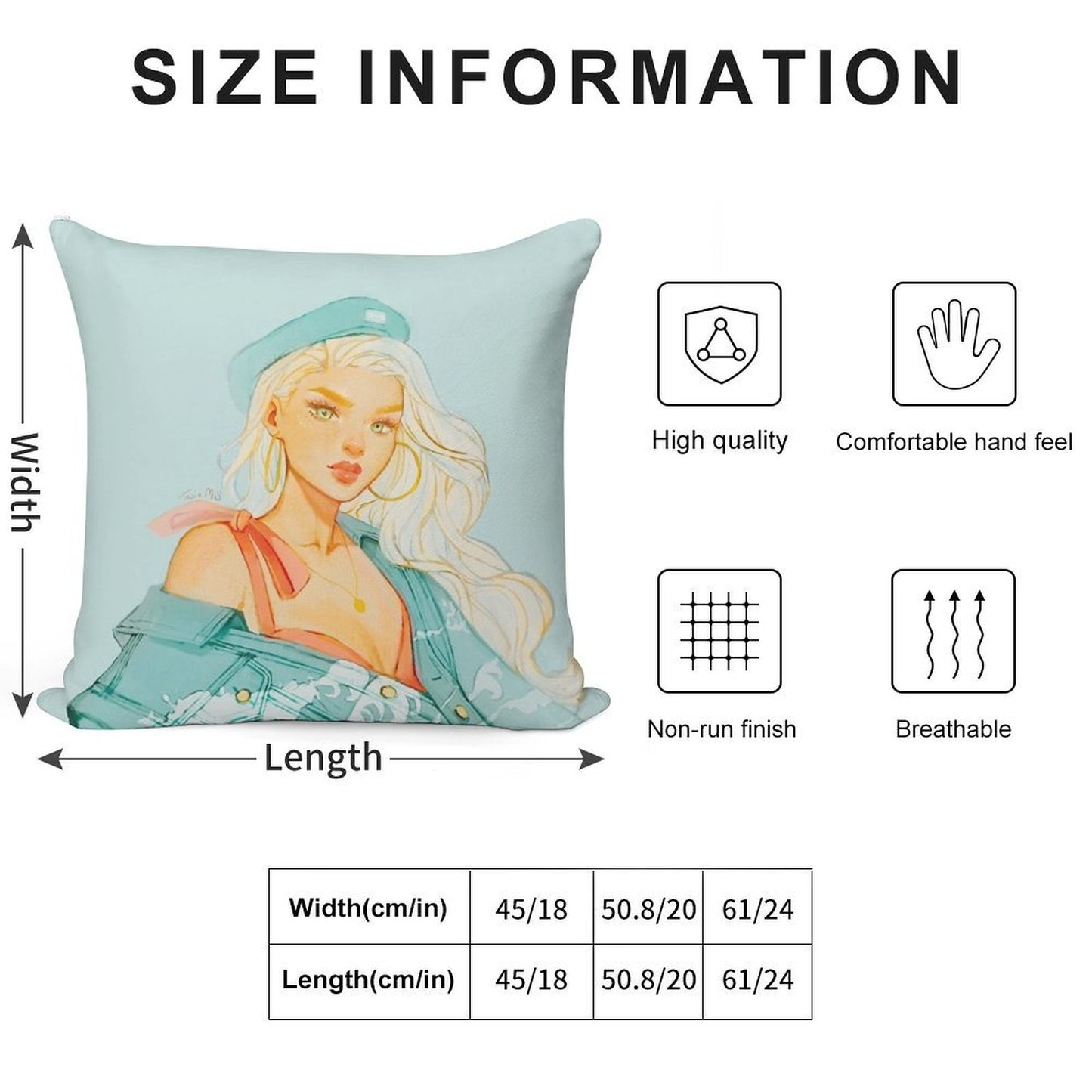 Lagoona Soft Shrink-Resistant Throw Pillow