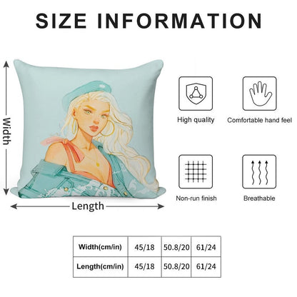 Lagoona Soft Shrink-Resistant Throw Pillow