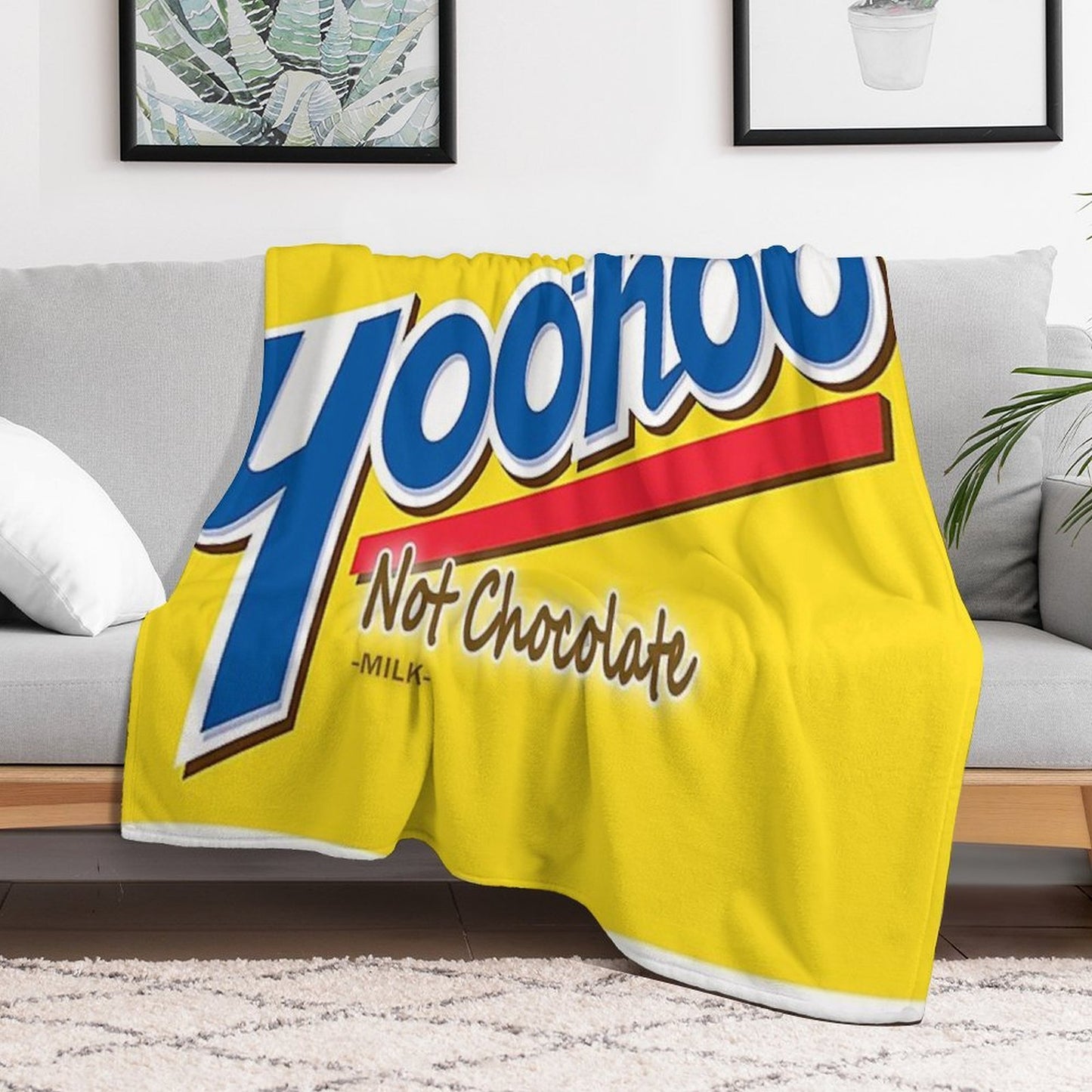 Yoo-hoo Is Not Chocolate Milk Versatility Throw Blanket
