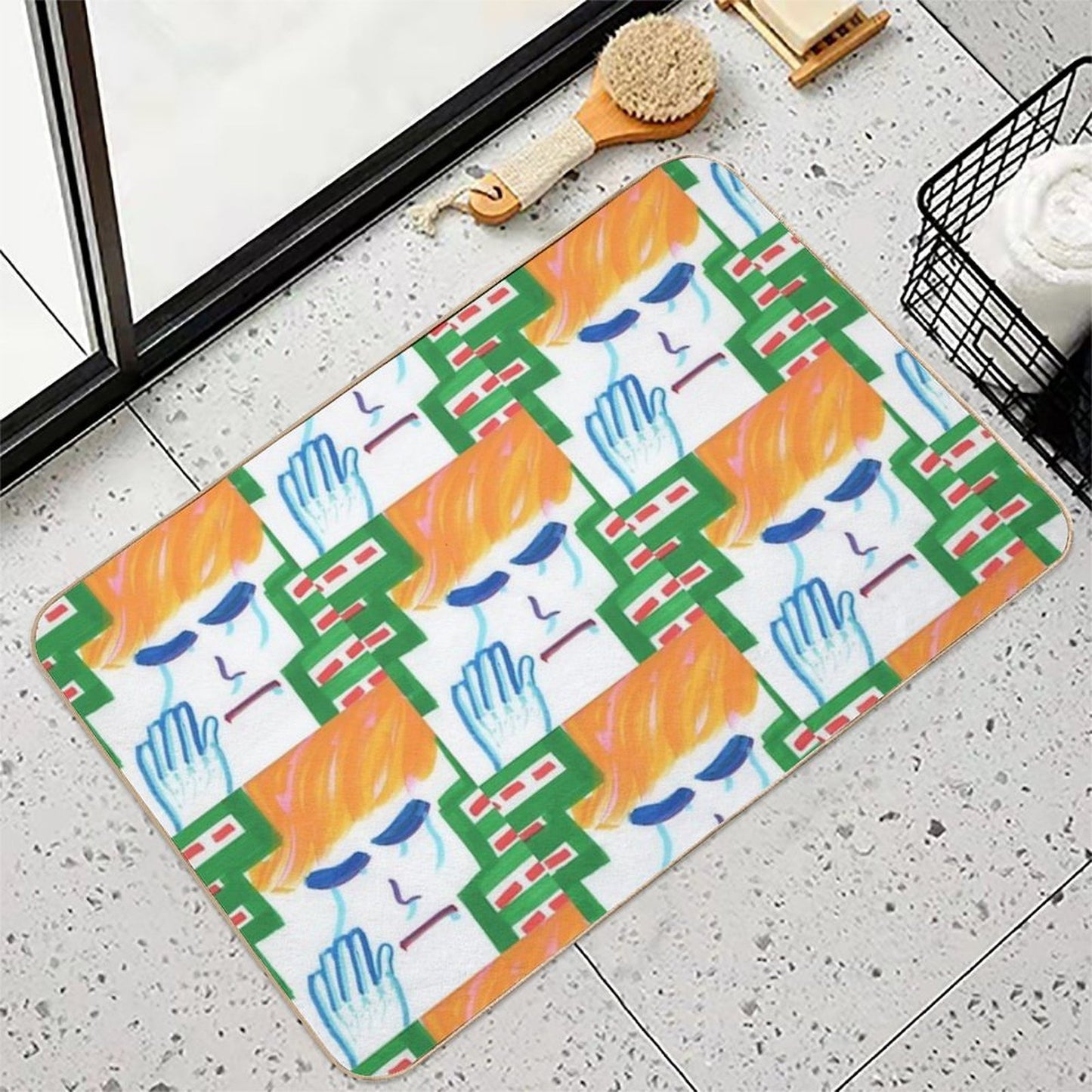 Cry・o8  Repositionable Bath Mat