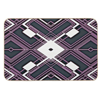 Copy of Silent Velocity - Purple  Dirt-Trapping Bath Mat