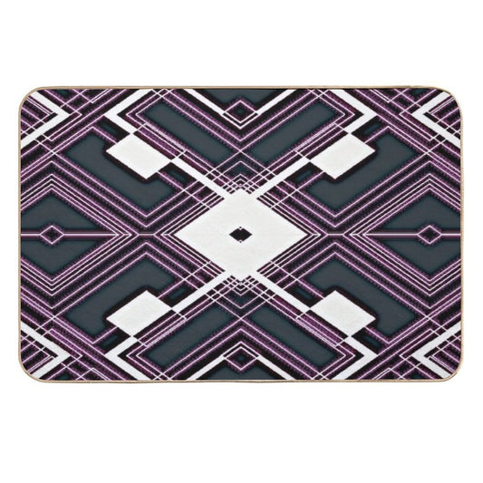 Copy of Silent Velocity - Purple  Dirt-Trapping Bath Mat