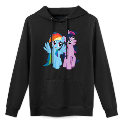 My Little Pony Rainbow Dash And Twilight Sparkle Machine Washable Hoodie