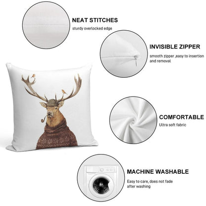 Wild Thinking Soft Reinforced Edging Throw Pillow