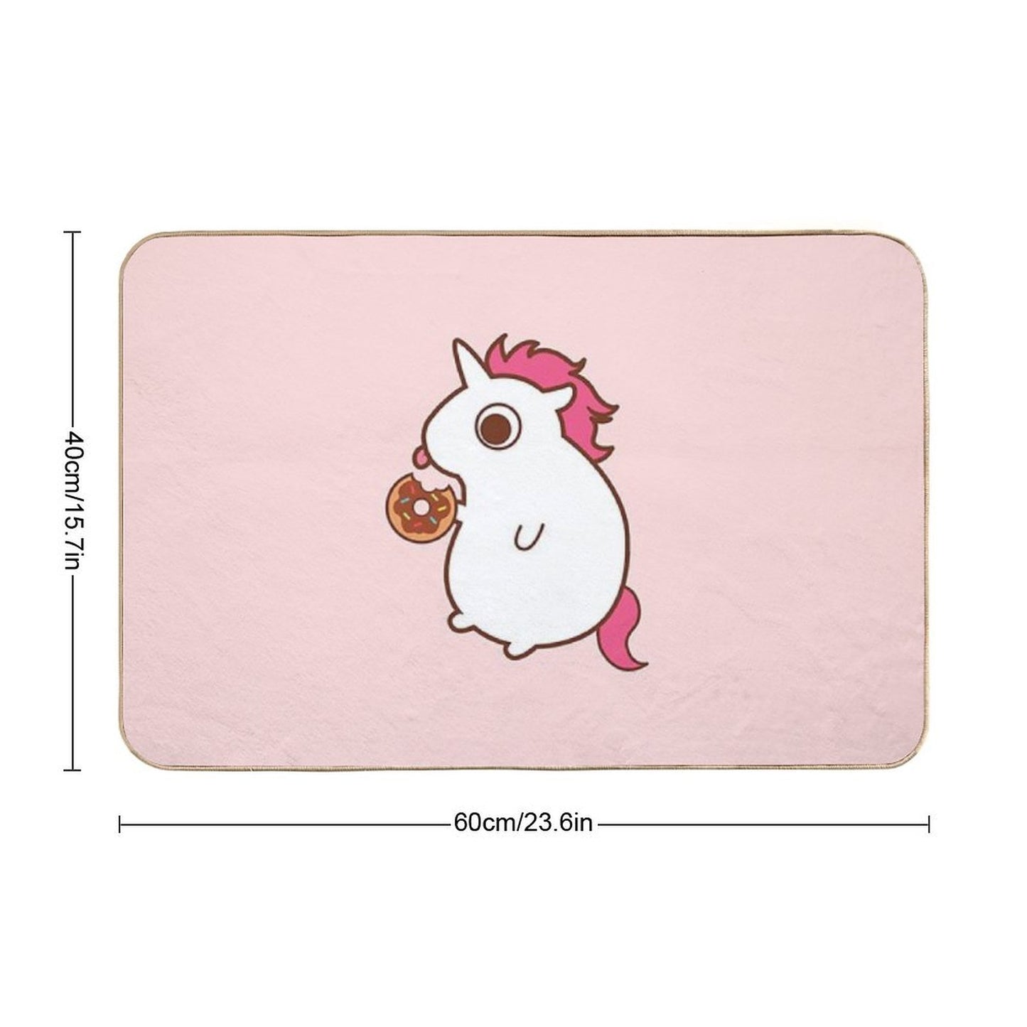 Treats And Sweets  Repositionable Bath Mat