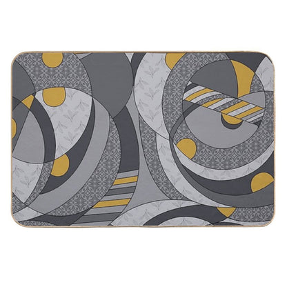 Industrial Spirals – Engineered Flow Meets Urban Art  Absorbent Bath Mat