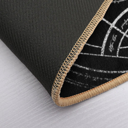 Human Transmutation Circle - Chalk  Stain-Proof Bath Mat