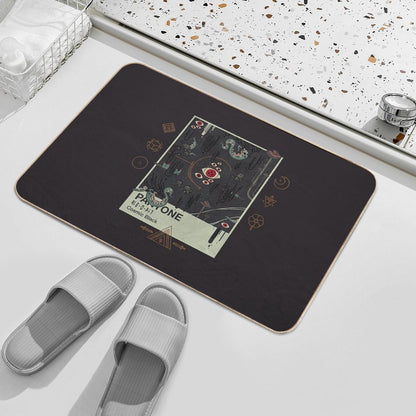 Cosmic Black  Fade-Resistant Bath Mat