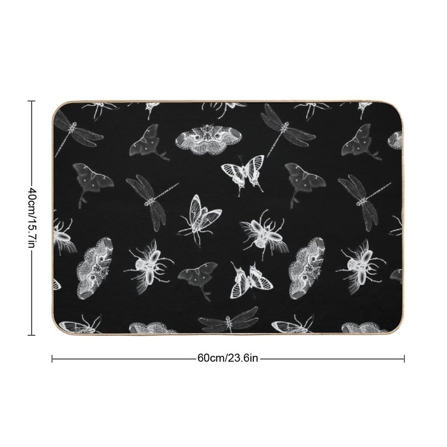 Entomologist Nightmares  Rapid-Drying Bath Mat