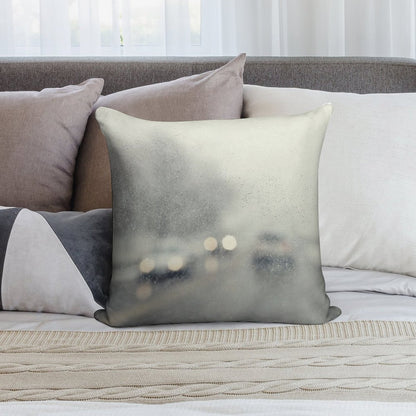 Let It Rain Soft Hidden Zipper Throw Pillow