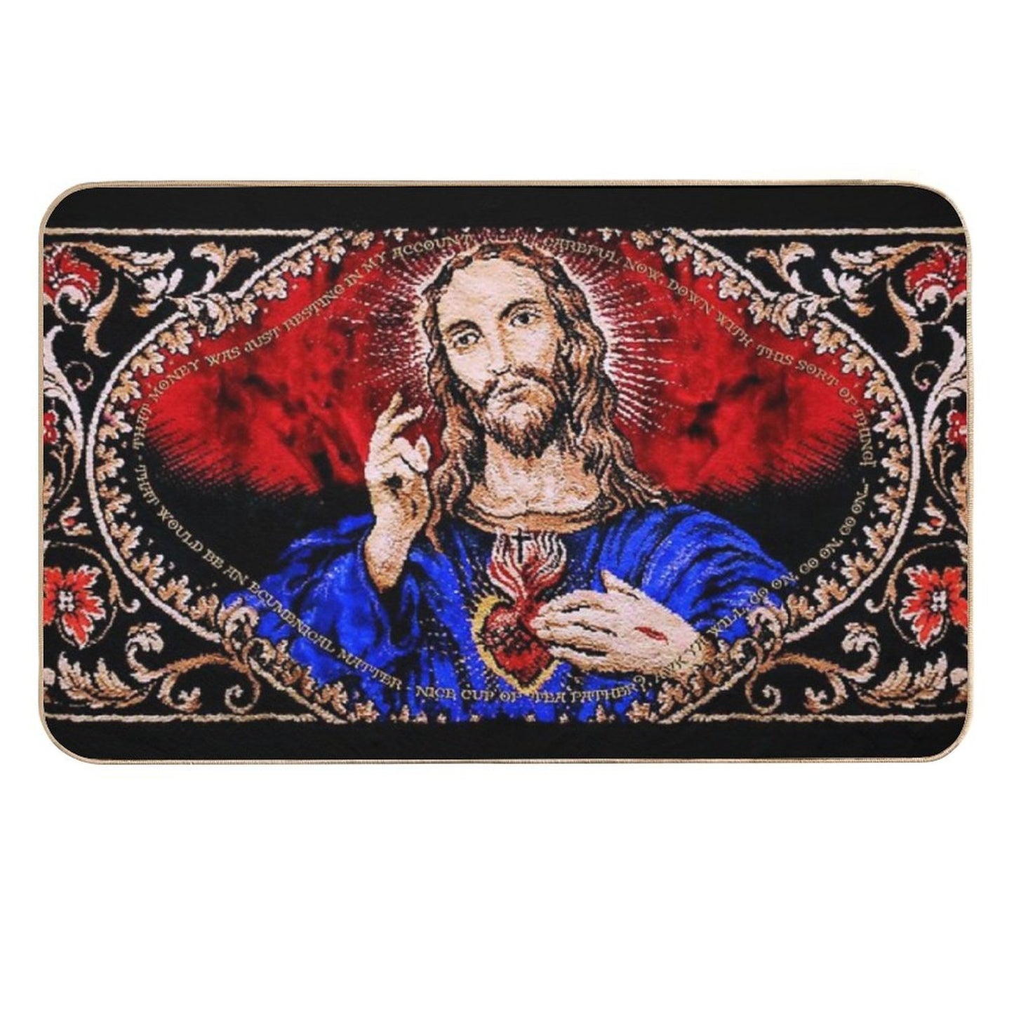 Father Ted Scared Sofa Throw Durable Bath Mat