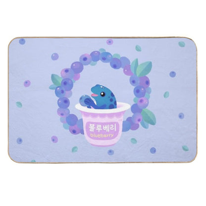 Blueberry Poison Yogurt 2 Durable Bath Mat