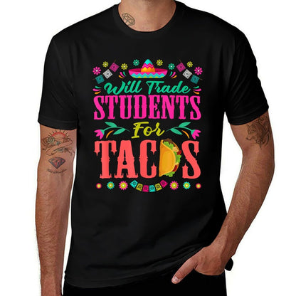 Will Trade Students For Tacos Teacher Cinco De Mayo Women  Breathable T-Shirt