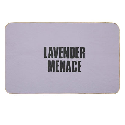 Vingtage Lesbian Feminist Lavender Menace  Odorless Bath Mat