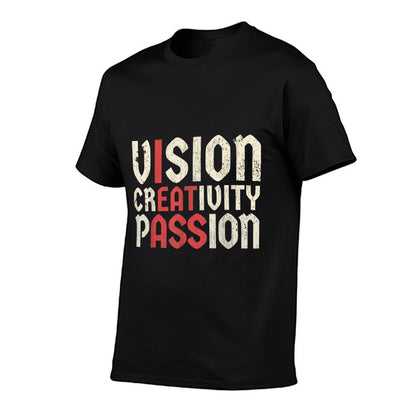 Vintage Vision Creativity Passion Funny Meme Humor Gift  Lightweight T-Shirt