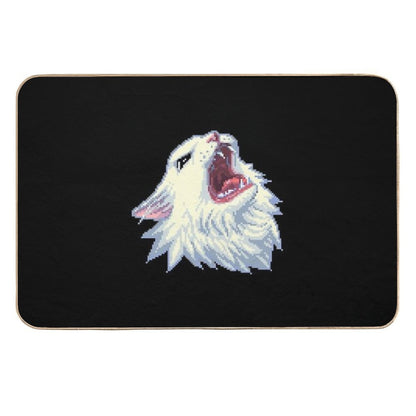 8-bit Screamin' Thurston The Cat!  Long-Lasting Bath Mat