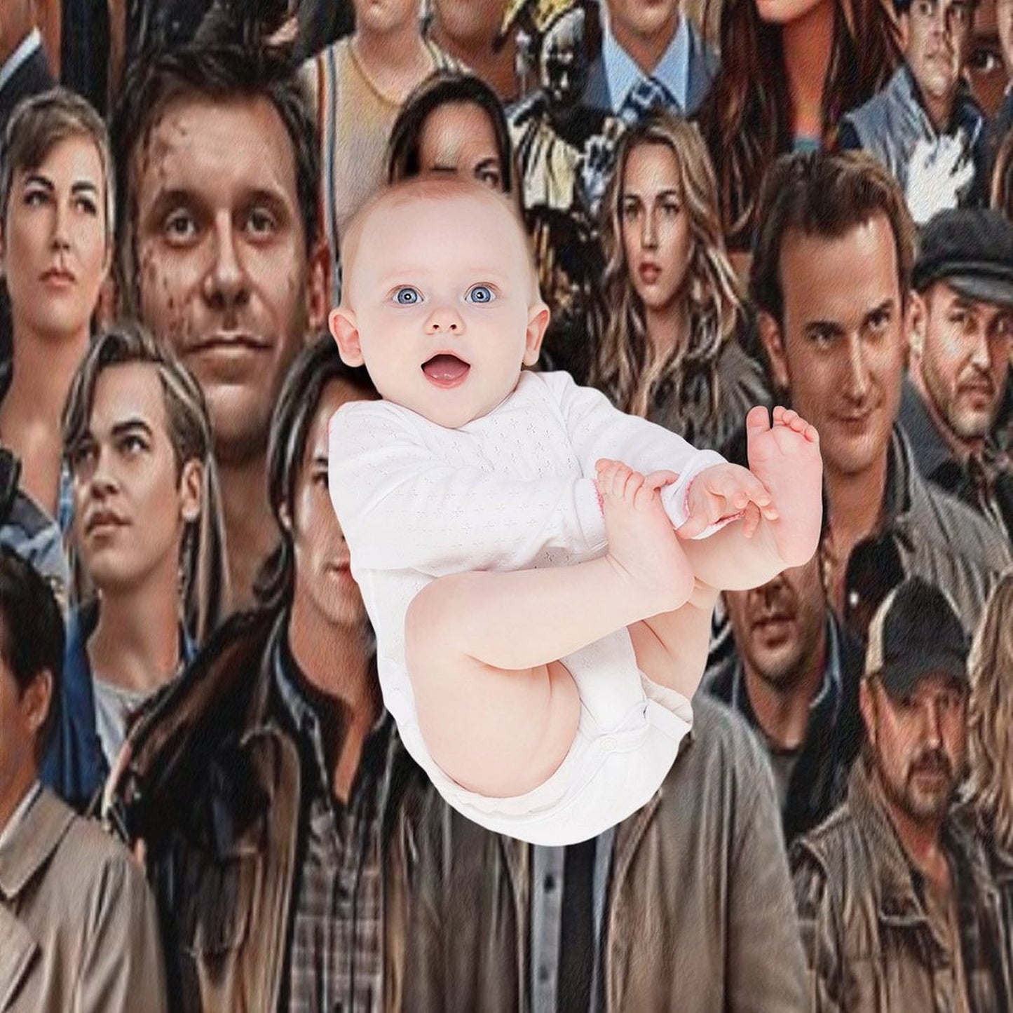 Ultimate Supernatural Collage Premium Throw Blanket
