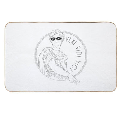 Veni Vidi Vici  Rapid-Drying Bath Mat
