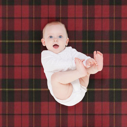 Wallace Red Original Scottish Tartan Travel-friendly Throw Blanket