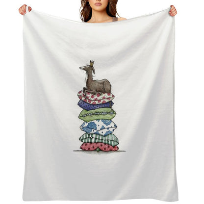 Princess On The Pea - Greyhound - Galgo - Whippet - Italian Greyhound All-season Throw Blanket