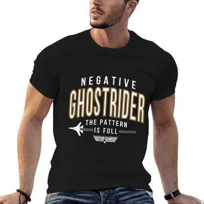 Top Gun Negative Ghostrider Pattern Is Full Text  Vintage-inspired T-Shirt