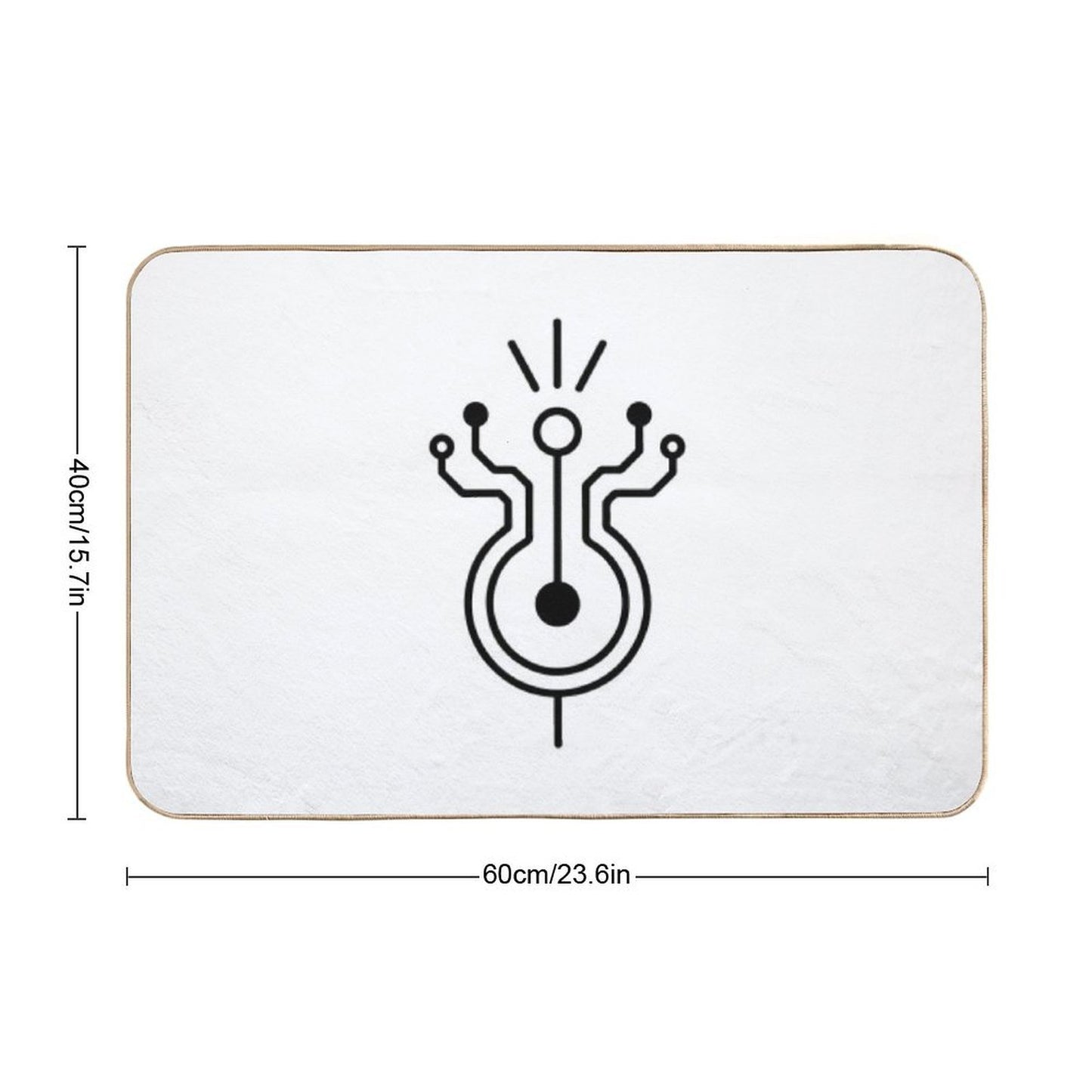 Stillness Speaks Totem  Multi-Purpose Bath Mat