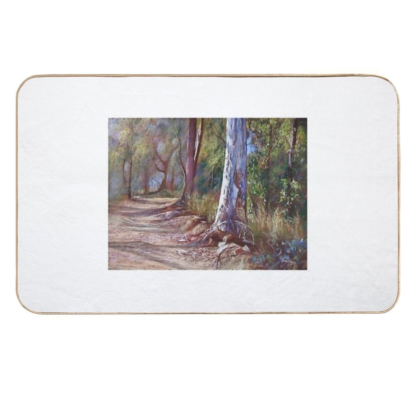 'Winding Back No. 2'  Toxin-Free Bath Mat