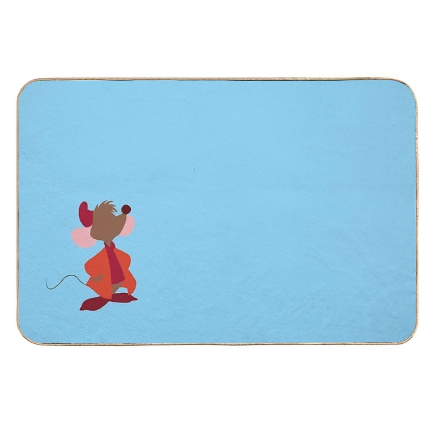 A Little Mouse Friend  Easy Maintenance Bath Mat