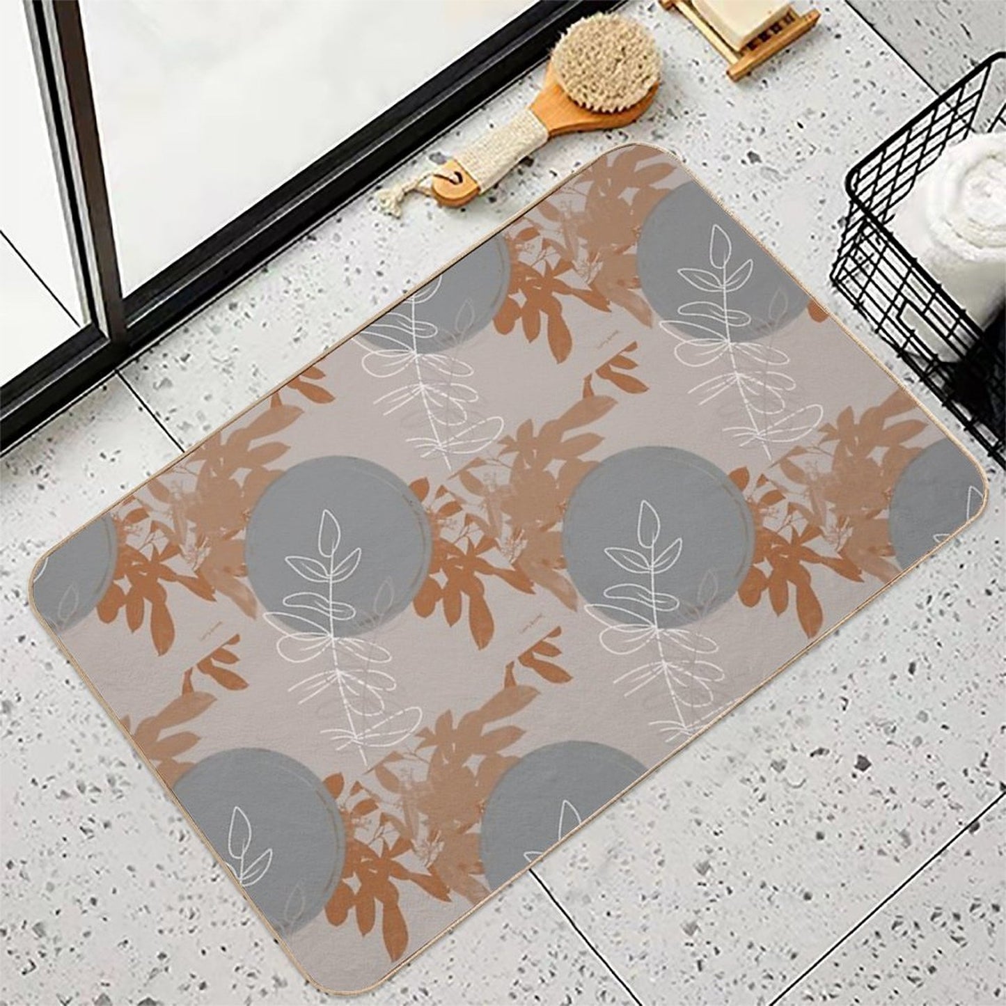 Print 08  Fade-Resistant Bath Mat