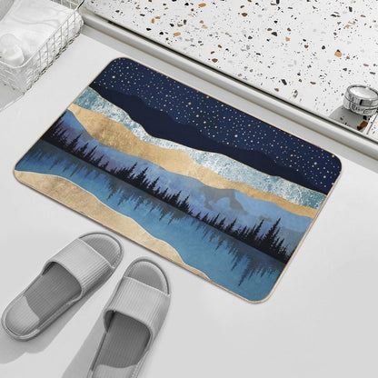 Midnight Lake  High-Traffic Bath Mat