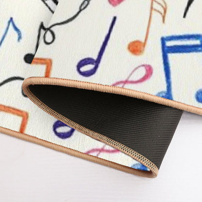 Good Beats - Music Notes & Symbols  Long-Lasting Bath Mat