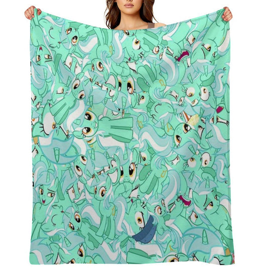 Lyra Mess Travel-friendly Throw Blanket
