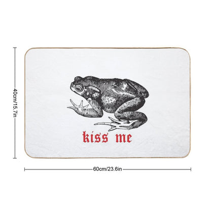 Kiss The Frog  Versatile Bath Mat