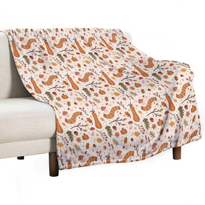 Warm Autumn Velvety-soft Throw Blanket