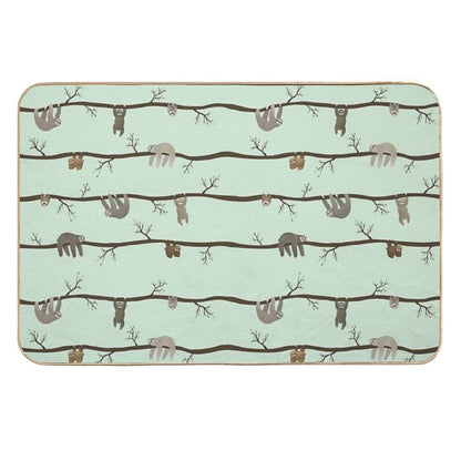 Sloths  Stain-Proof Bath Mat