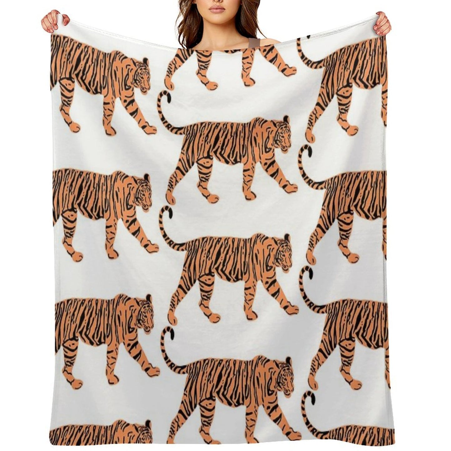 Tiger Travel-friendly Throw Blanket