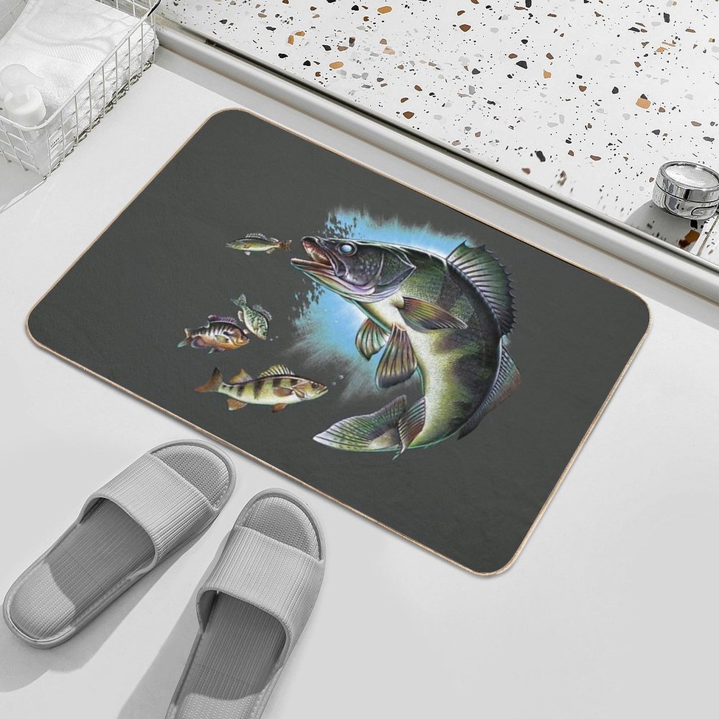 Walleye  Multi-Purpose Bath Mat