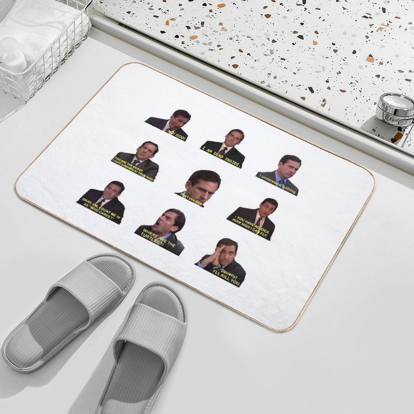 Michael Scott Quotes from The Office  Multi-Purpose Bath Mat
