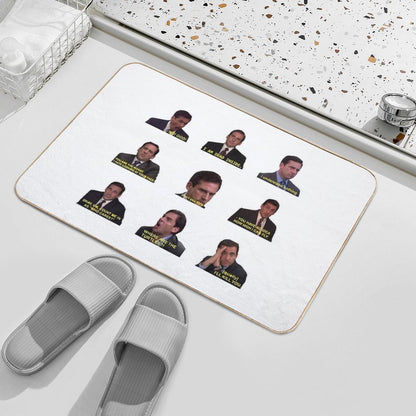 Michael Scott Quotes from The Office  Multi-Purpose Bath Mat