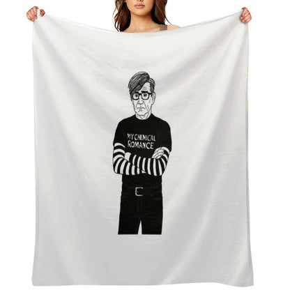 Emo John Velvety-soft Throw Blanket