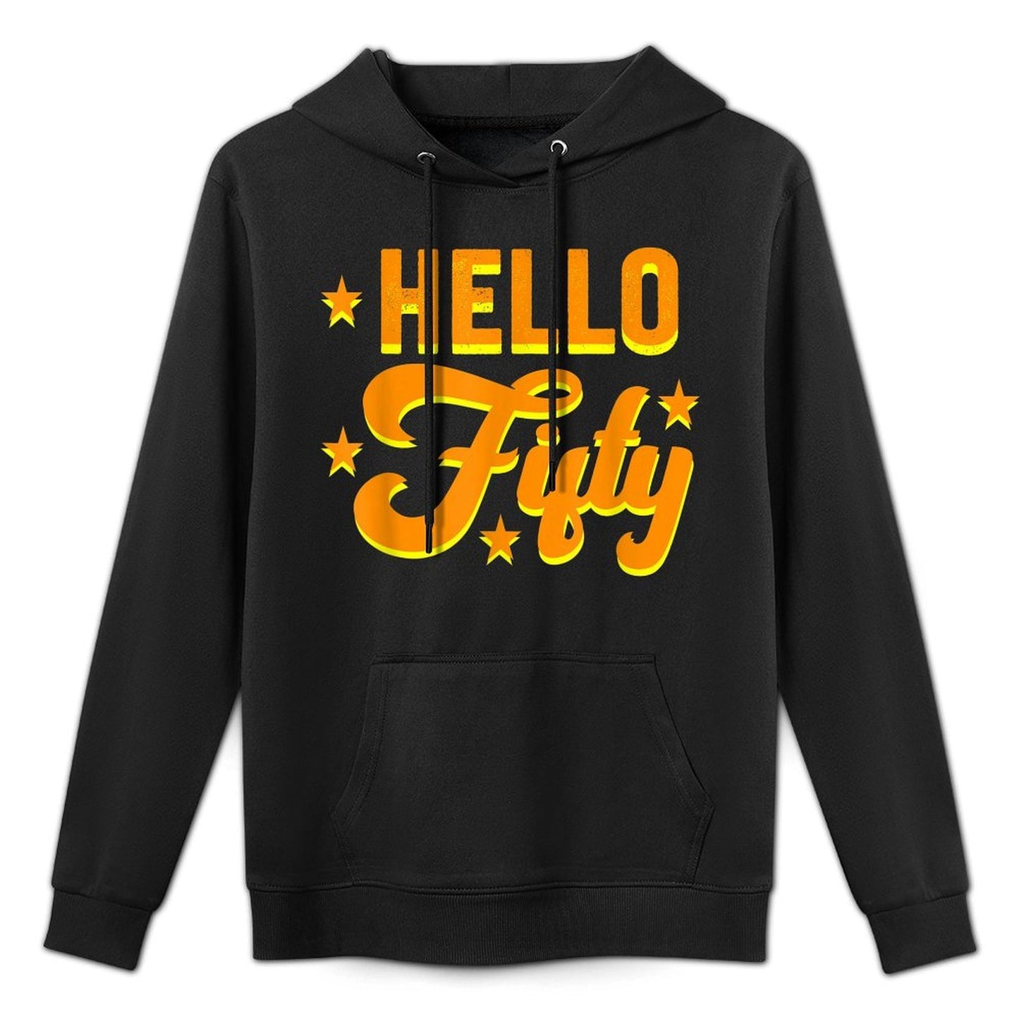 Hello Fifty Happy 50th Birthday 50 Year Old 1969 Machine Washable Hoodie