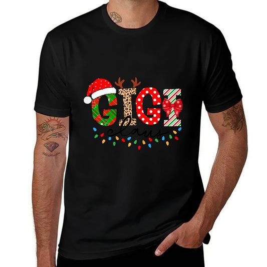 Gigi Claus Merry Christmas For Gigi Xmas Vibes Costume  Quick-drying T-Shirt